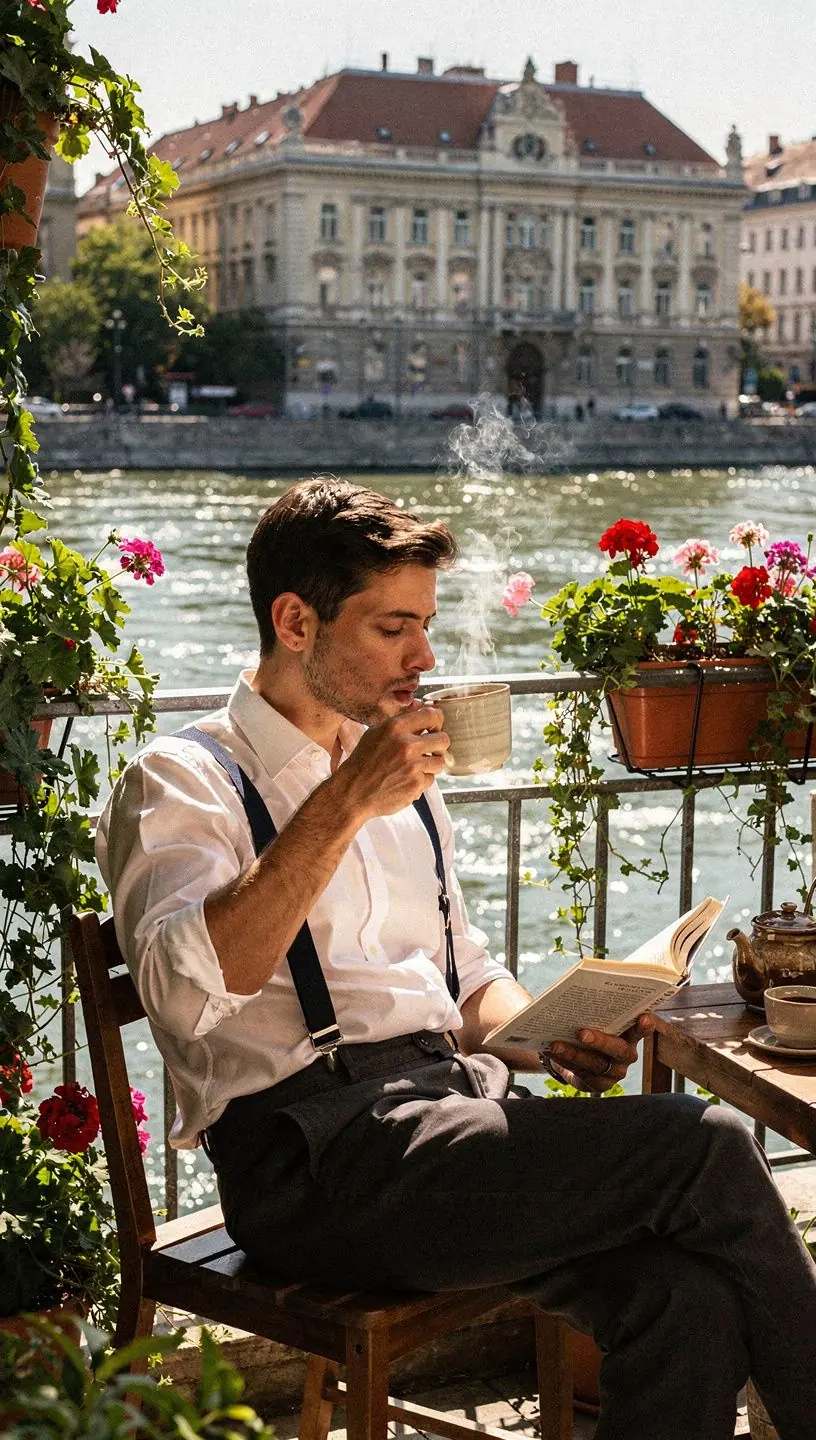 Színes teás készlet, amely a különböző ízek harmóniáját reprezentálja.