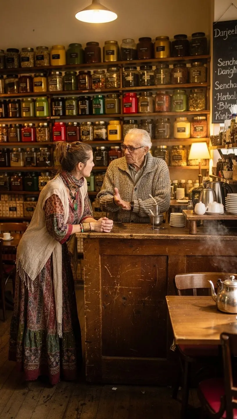 Egy csésze zöld tea, amely a relaxáció és a harmónia szimbóluma.